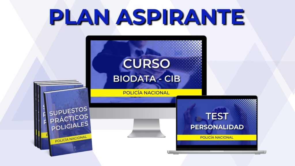 Curso biodata cib test personalidad Policía Nacional PLAN ASPIRANTE