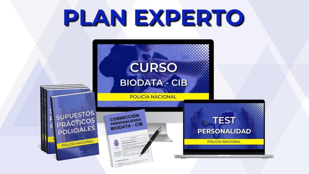 Curso biodata cib test personalidad Policía Nacional PLAN EXPERTO