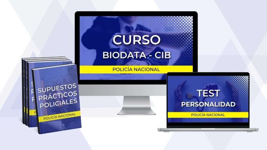 ICONO Curso biodata cib test personalidad Policía Nacional PLAN ASPIRANTE