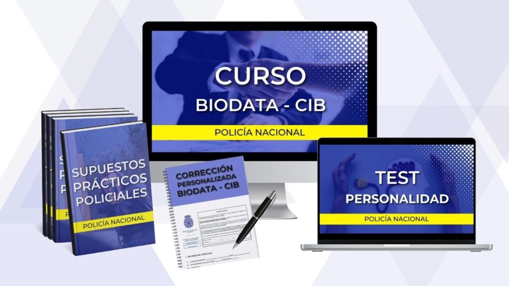 ICONO Curso biodata cib test personalidad Policía Nacional PLAN EXPERTO