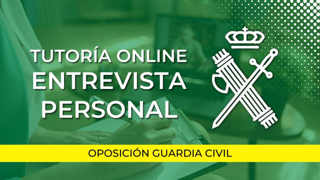 tutoría online entrevista guardia civil