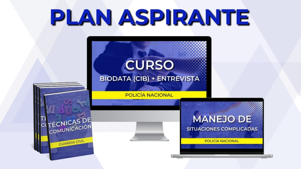 Curso biodata CIB test personalidad entrevista Policía Nacional PLAN ASPIRANTE