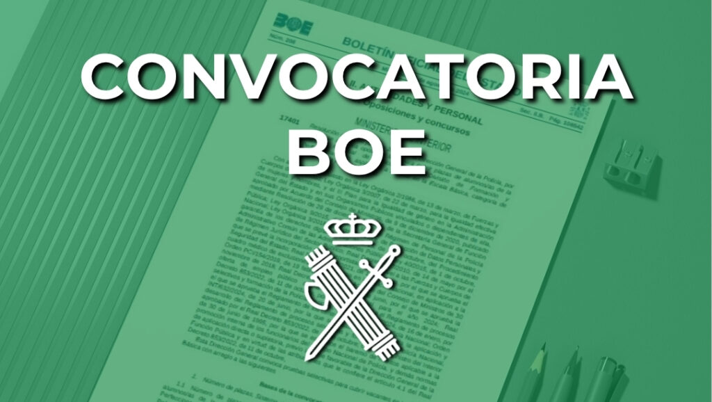 Convocatoria BOE Guardia Civil